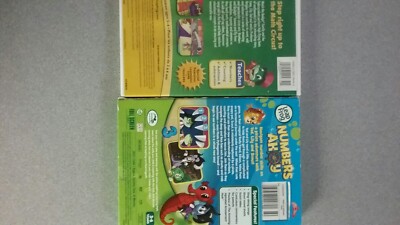 Leap frog Numbers Ahoy (DVD, 2010)& Math Circus DVD. 3-6 age