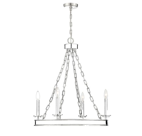 Savoy House 48" Downrod In Satin Nickel | Ceiling Fan Extension Rod | Metal Downrod For Lighting Fixtures