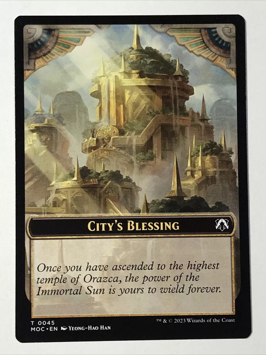 MTG Commander 2023 MOM TOKEN Butterfly #0029 City's Blessing #0045 PLAYSET  4x x4