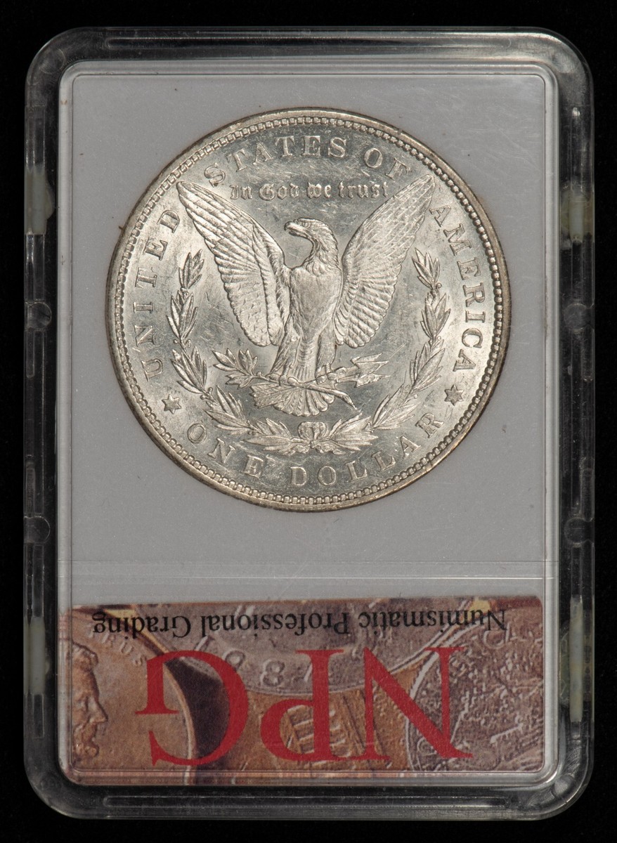 LEONERLPARIS未使用　定価290000円＋税 シルク100% 1878 Rev 79 $1 Morgan Silver Dollar - Nice Coin - NPG MS 66 - SKU