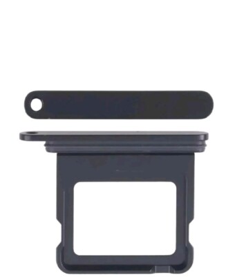 Apple iPhone 16+ Plus Schwarz DUAL Sim Karten Halter Tray Ersatzteil