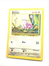 RATTATA - 61/102 - Base Set - Pokemon Card - NM