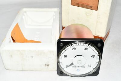 GE 103111FAFA7UNS DB40 SWB Ammeter 0-1 MADC CRACKED Panel meter 