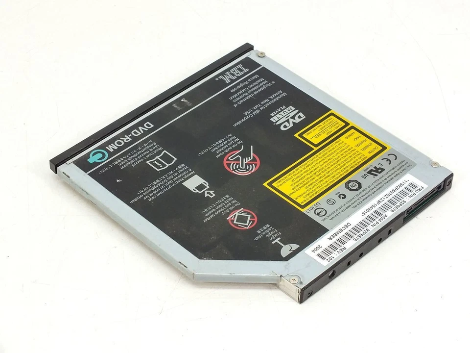 IBM 92P6579 Slim DVD-ROM Drive - Thinkpad T40 / T41 / T42 / R50 / R51 - Image 2 of 4