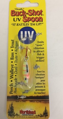 Northland Tackle BRUVS2-60 UV Buck Shot Rassel Löffel Elektrisch Barsch 1.8ml
