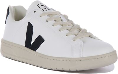 Veja Urca Cwl Cotton Worked As Leather Sneaker White Navy Mens US 7 - 12