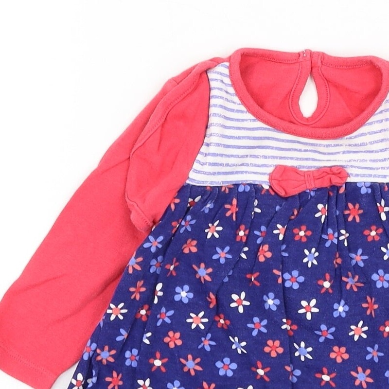 George Girls Floral Cotton Blend Blouse Size 6-9 Months image 8