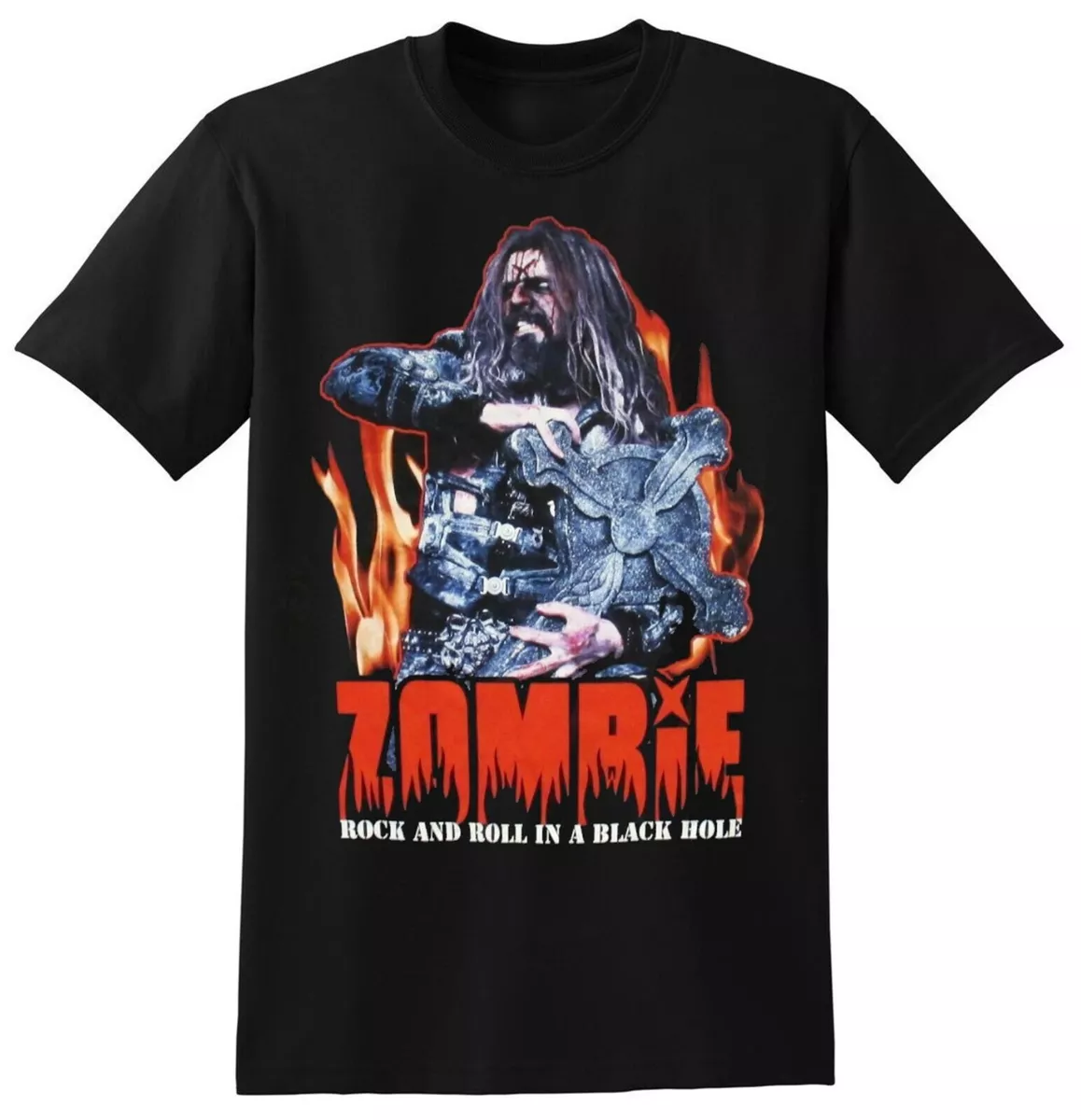 ROB ZOMBIE cd lgo BLACK HOLE Official SHIRT XL New venomous rat  regeneration OOP