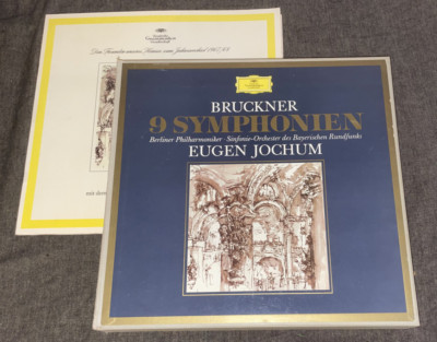DGG SKL 929-939 ed1 11LP TULIPS Jochum, BPO: Bruckner: Complete