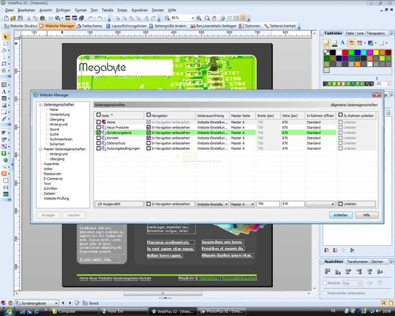 Serif WebPlus X2: Website Maker - DVD-Box für Windows 2000/XP/Vista/7 (NEU/OVP) - Bild 2 von 4