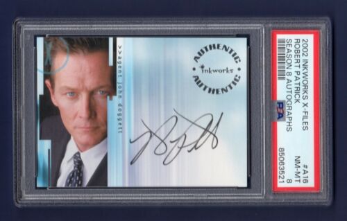 2002 Inkworks The X-Files Season 8 Autograph A16 Robert Patrick as John Doggett - Picture 1 of 12