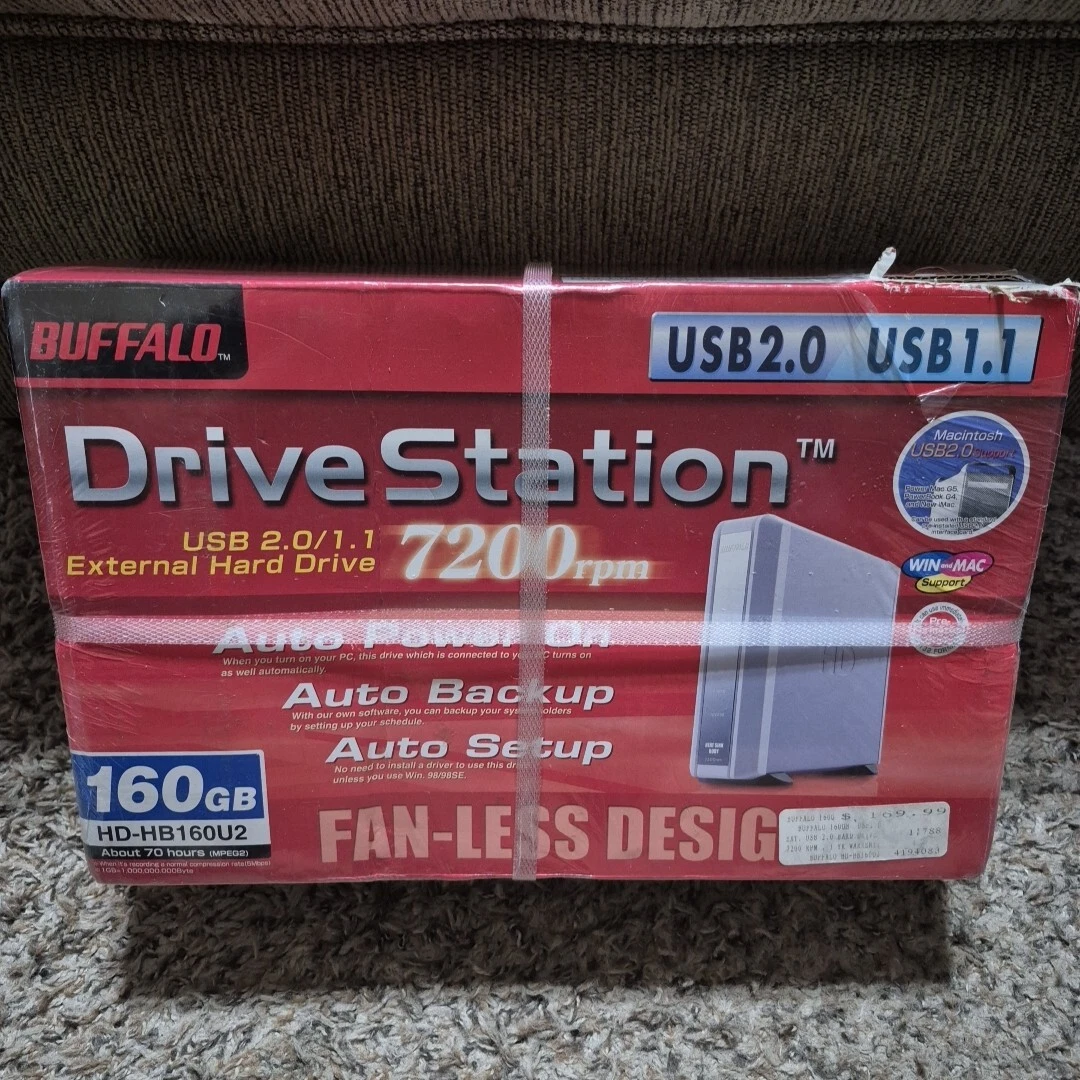 Buffalo Technology Black External Hard Disk Drives for sale | eBay