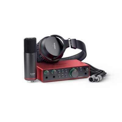 Focusrite Scarlett 2i2 Studio (4th Gen) Complete Studio for Creators