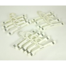Vintage Calvin Klein Clip Hangers Lot 13 White 10" Skirt Pant Retail Display