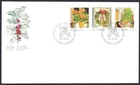 🍁Canada   #1148/1150   "CHRISTMAS FLOWERS"   Brand New 1987 First Day Cover
