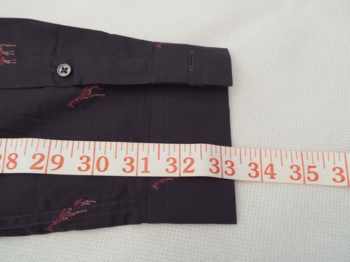 PAUL SMITH Mens Shirt 🌍 Size S (CHEST 40") 🌎 RRP £95+📮 RARE GIRAFFE PRINT - Picture 8 of 8