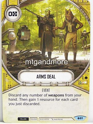 Star Wars Destiny - 3x #081 Arms Deal - Spirit of Rebellion