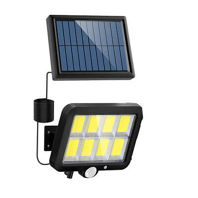 Solar Lights Outdoor Motion Sensor 120 led for Indoor Wall Yard Garage Garden