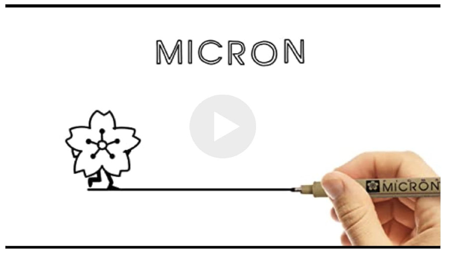 SAKURA Pigma Micron Fineliner Pens - Archival Black Ink Pens - Pens for Writing