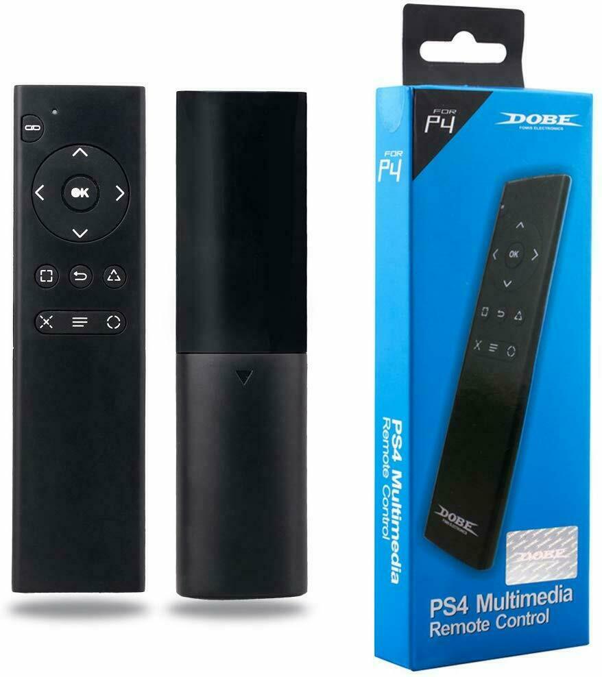 Black Wireless Media Remote Control For PS4 Game Controller