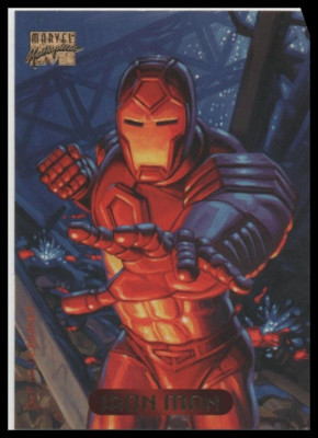 1994 Fleer Marvel Masterpieces Hildebrandt Brothers   #56 - Iron Man