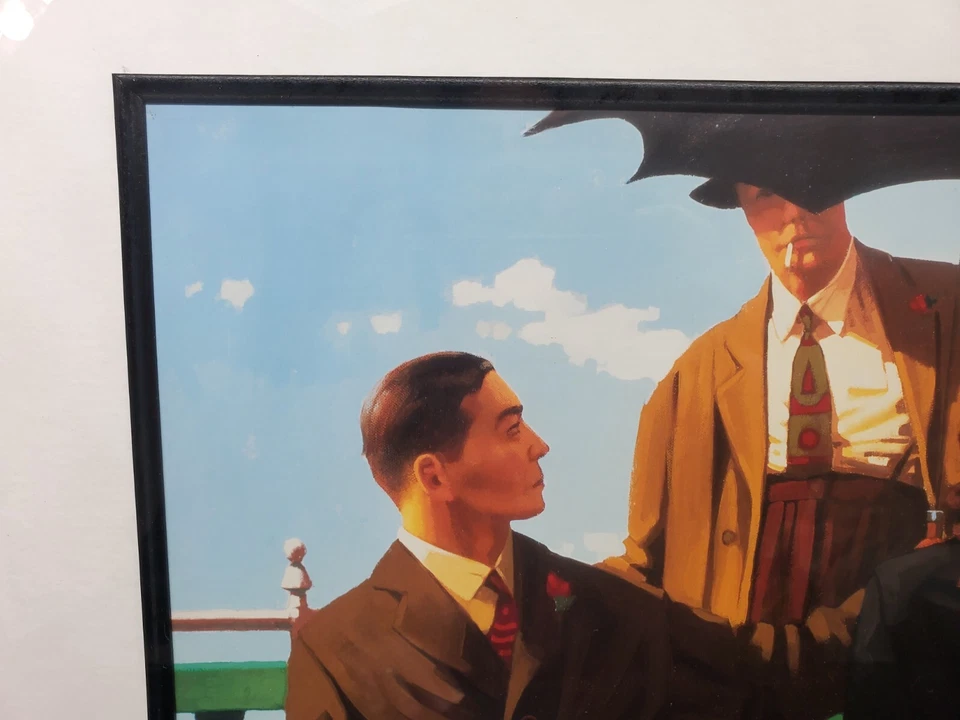 Impressão artística de parede emoldurada Jack Vettriano "Someone Else's Baby" 23"x19" - Imagem 3 de 4