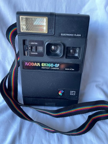 Vintage Kodak EK160 instant CAMERA + Foto CAMERA | Untested Retro Collective