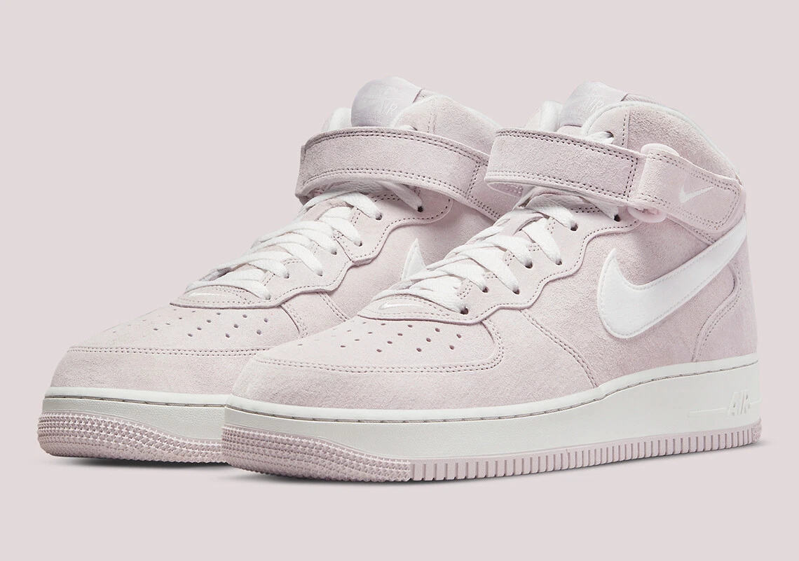 Nike Air Force 1 One Mid '07 QS Venice Pink Summit White Grey DM0107-500  Men's