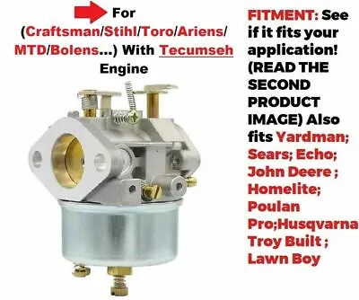 TOPSTARPARTS521TOPSTARPARTS521 Carburetor Carb Replacement For All Brands Listed With Tecumseh New Snow Engine