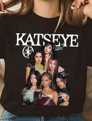 Kids Girls Clothing Katseye Members Shirt  size S to 5XL