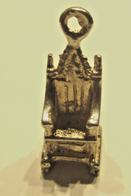 STERLINGSILBER BETTELARMBAND CHARM ST EDWARDS KRÖNUNG THRON