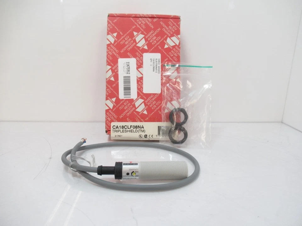 CA18CLF08NA Carlo Gavazzi Capacitive Sensor Triple Shield 0.2A 10-40V DC - Image 2 of 4