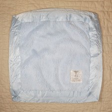 Little Giraffe Blue Square Lovey Silky Satin Style Edge Trim 15.5" Security