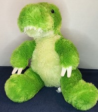14" Green AURORA T-Rex Dinosaur Stuffed Animal / Plush