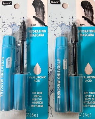 Lot of (2) b.pure hydrating black mascara hyaluronic acid