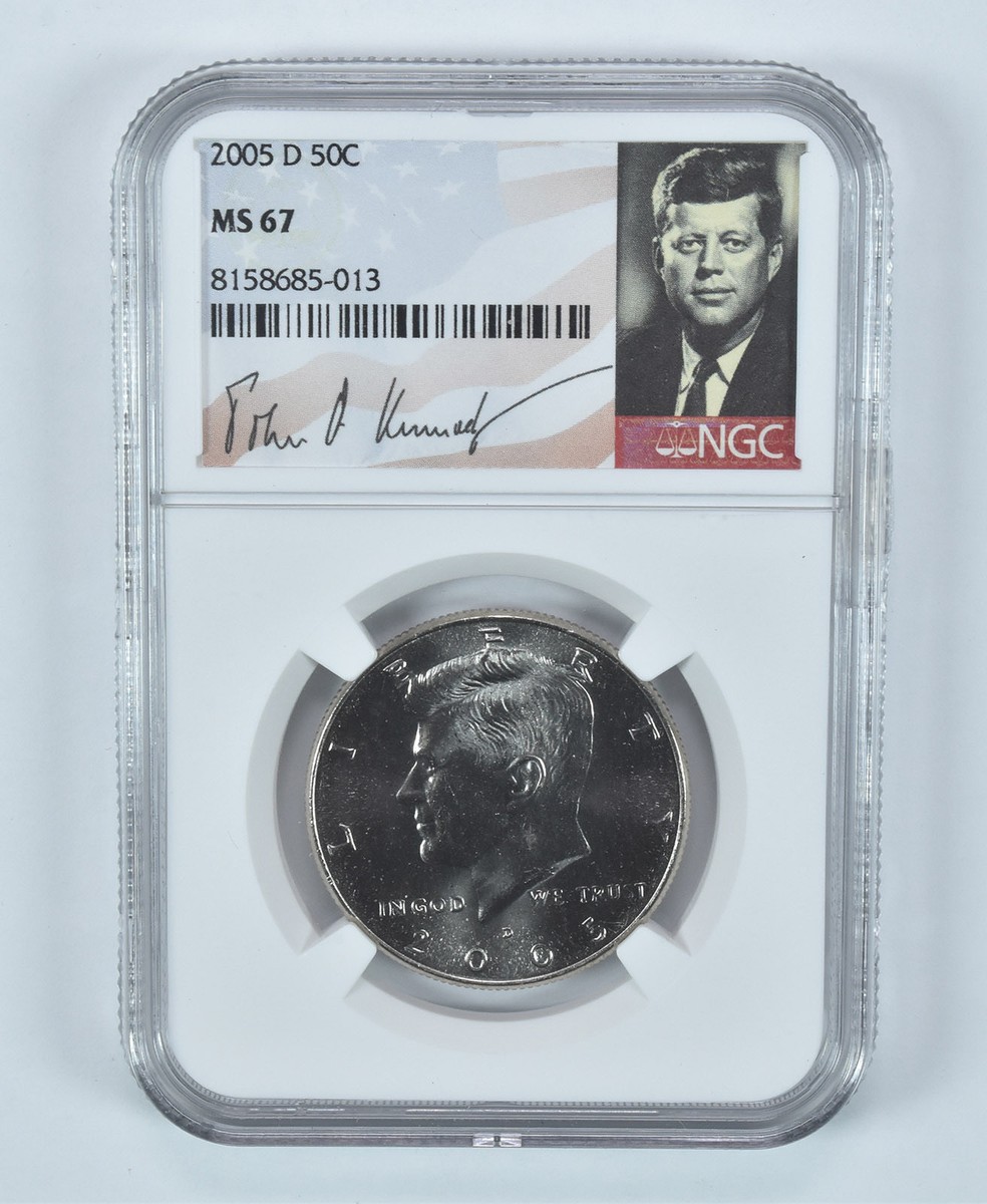 2005-D Kennedy Half Dollar MS67 NGC Special Label | eBay