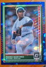 2025 Panini Donruss - Optic Pedro Martinez #45 Blue Cracked Ice Prizm 05/15