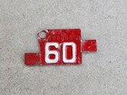 New ListingOriginal 1960 Oregon Metal License Tag Year Tab Single 60 Or Vintage Vehicle