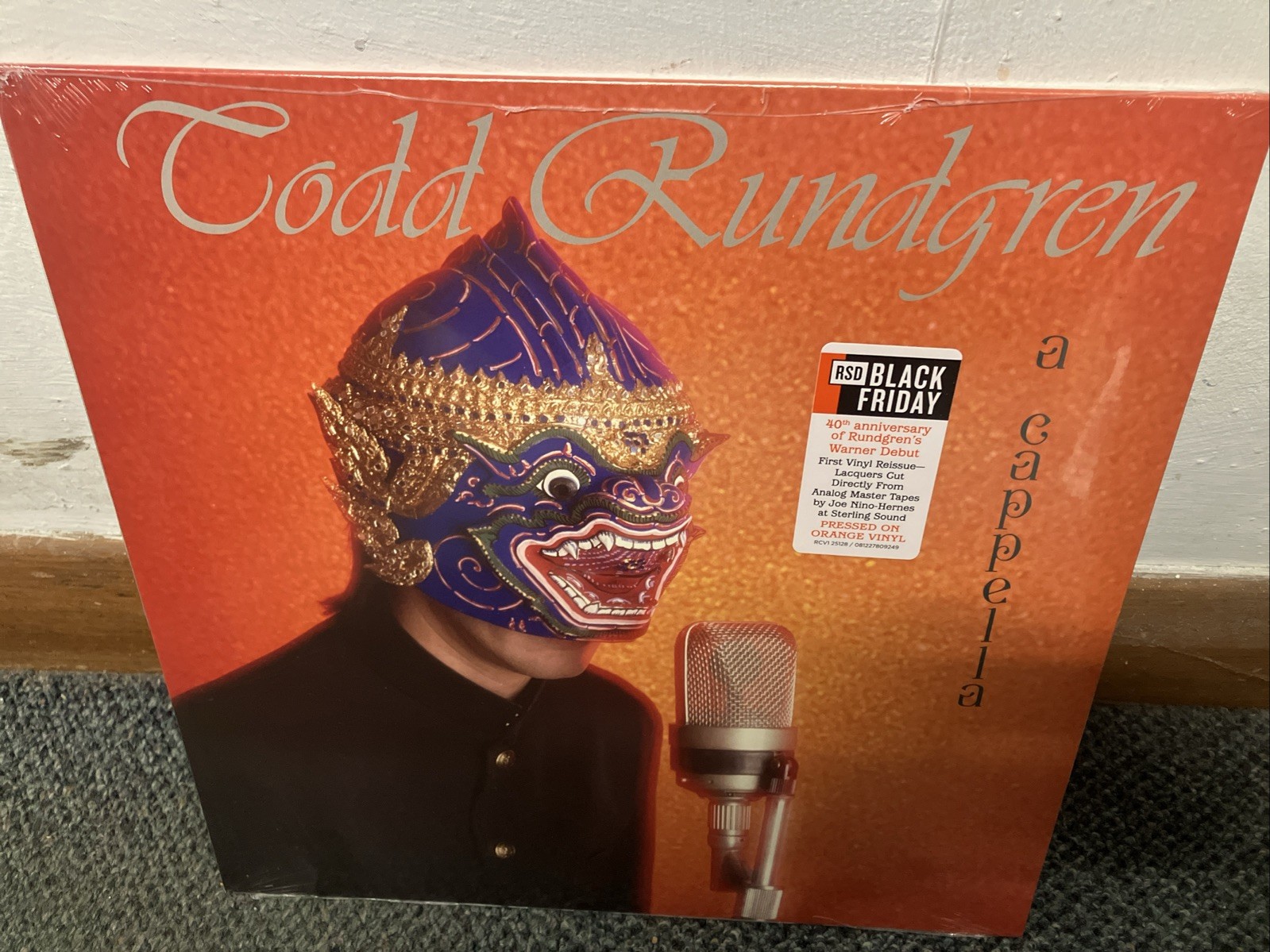 TODD RUNDGREN - A Cappella - LTD EDIT ORANGE VINYL LP RSD Black Friday 2025 NEW
