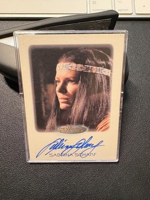 2009 Rittenhouse Women of Star Trek Sabrina Scharf AutoCard