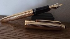 Montblanc Meisterstuck ?LeGrand? 146 Solitaire (24K) Gold Plated, 18K/750 Tri