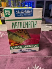 Schülerhilfe - Mathe 5 bis 10 Klasse - Quick Lernbox - 250 Lernkarten