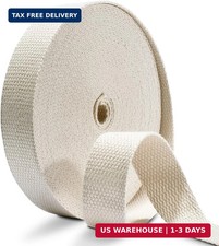 Cotton Webbing 1 Inch 12 Yards Natural Cotton Webbing Straps for Bags Handles, 1
