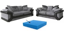Dino Sofa Jumbo Cord Seat Cushion Replacement High Density Cut to Size Blue Foam