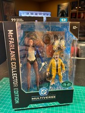 DC Multiverse McFarlane Collector's Edition Zatanna Platinum Detective Chimp MIB