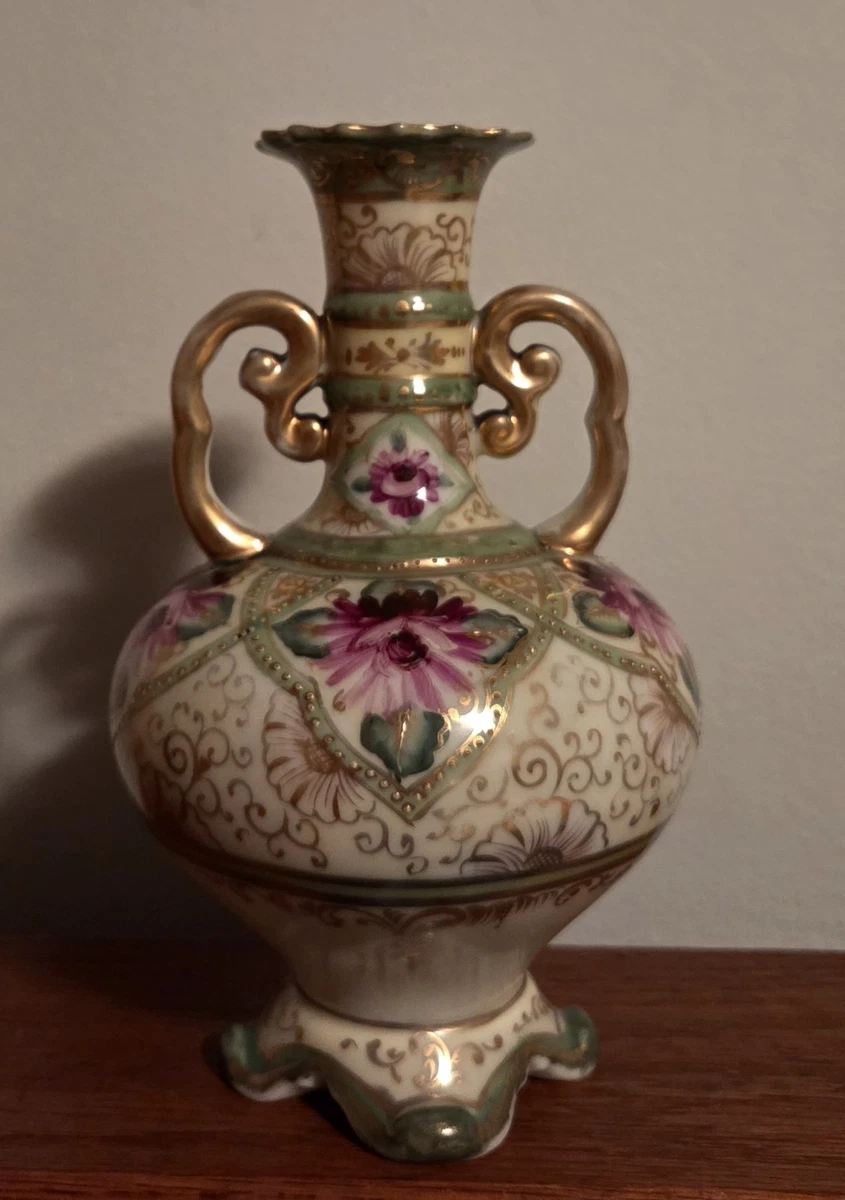 陶瓷古董原始1850-1899 年日本花瓶| eBay