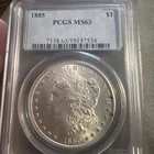 1885-  P  MORGAN , PCGS  MS63