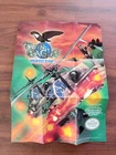 Twin Eagle Nintendo NES Romstar Video Game Fold Out Poster Vintage