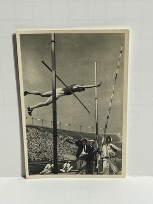 Los Angeles Olympics 1932 Paavo Yrjola Finland Sport High Jump Cigarette Card