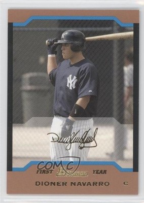 2004 Bowman First Year The Pit Rose Gold Dioner Navarro #322 Rookie RC d4y